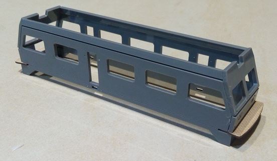 金鹰轨道车改造车壳 火车模型 1 87HO铁路配件 搭配 材料 DIY